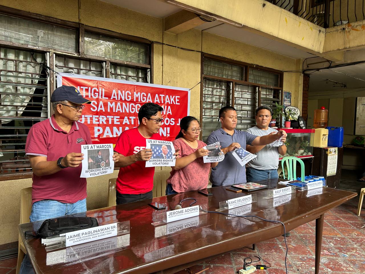 Labor groups expose nationwide anti-worker offensive, new modus