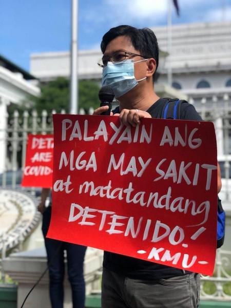 Kilusang Mayo Uno condemns the continued unjust detention of terminally ill workers’ rights advocate Ernesto Jude Rimando