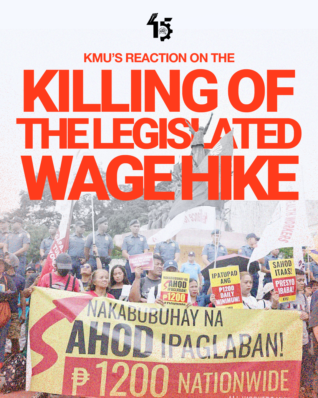 KMU’s reaction on the Killing of the Legislated Wage Hike